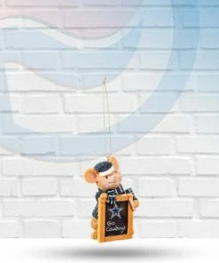 Evergreen Holiday Dallas Cowboys Mouse Christmas Ornament