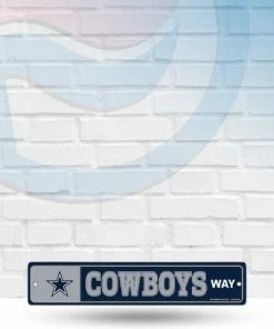 WinCraft Dallas Cowboys Street Zone Plastic Blvd Sign