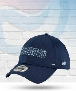 Dallas Cowboys Summer Sideline 39THIRTY Flex Hat Navy Hats