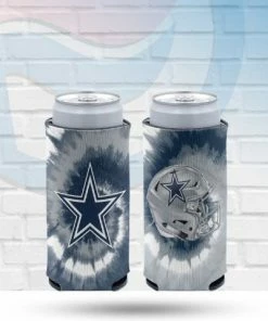 WinCraft Dallas Cowboys Tie Dye Slim Can Koozie