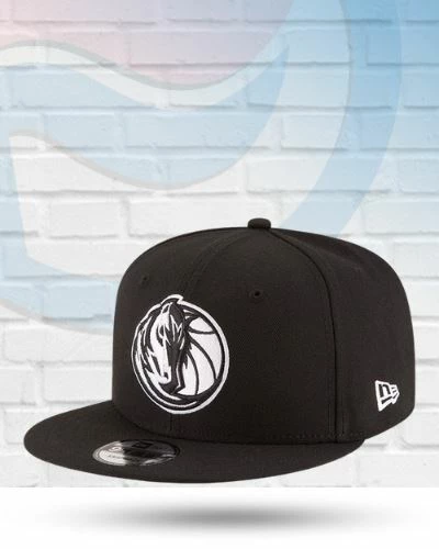 New Era Hats Dallas Mavericks Black And White 9FIFTY Snapback Hat 1 New Era Hats Dallas Mavericks Black And White 9FIFTY Snapback Hat