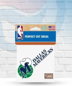WinCraft Decals Dallas Mavericks Hardwoods Perfect Cut Decal 4" X 4"