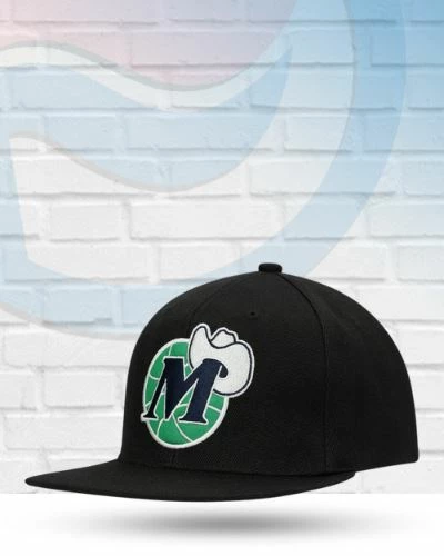 Mitchell & Ness Dallas Mavericks Mitchell And Ness Black Core Basic Snapback Hat 1 Mitchell & Ness Dallas Mavericks Mitchell And Ness Black Core Basic Snapback Hat