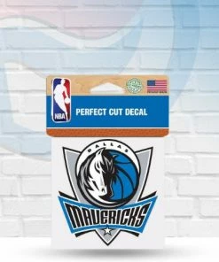 WinCraft Decals Dallas Mavericks Perfect Cut Decal 4" X 4"
