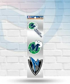 Rico Industries Decals Dallas Mavericks Retro Spirit 3-Pack Decal Set