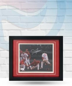 Fan Cave Sports Autographed Memorabilia David Freese St Louis Cardinals Autographed Framed 8x10 - JSA