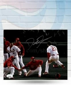 Fan Cave Sports Autographed Memorabilia David Freese St Louis Cardinals Autographed Throwing Helmet Photo B&W- JSA