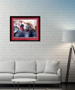 Fan Cave Sports Autographed Memorabilia David Ortiz Boston Red Sox Autographed Framed 16x20 W/ "Big Papi" Inscription - MLB