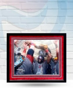 Fan Cave Sports Autographed Memorabilia David Ortiz Boston Red Sox Autographed Framed 16x20 W/ "Big Papi" Inscription - MLB
