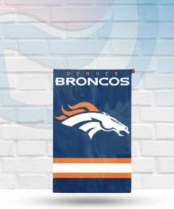 Michigan Denver Broncos 44' X 28' Vertical Flag Clearance