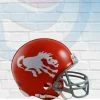 Score Here Denver Broncos 62-65 Throwback Riddell Mini Football Helmet Collectibles