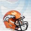Score Here Collectibles Denver Broncos Flash Speed Riddell Mini Football Helmet
