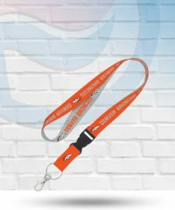 WinCraft Denver Broncos Heather Lanyard With Detachable Buckle