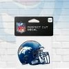 WinCraft Decals Denver Broncos Helmet Perfect Cut Decal 4" X 4"