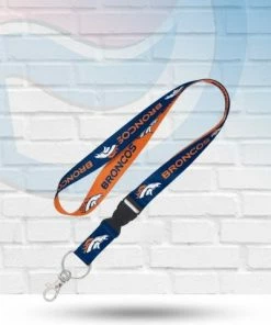 WinCraft Lanyards Denver Broncos Lanyard With Detachable Buckle