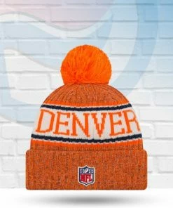 New Era Denver Broncos On Field Cuff Knit Sport Beanie Hats