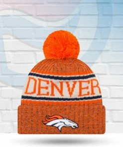 New Era Denver Broncos On Field Cuff Knit Sport Beanie Hats