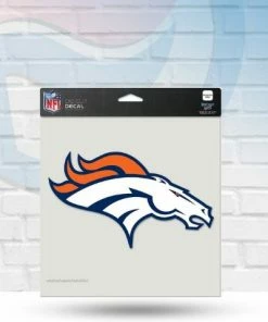 WinCraft Decals Denver Broncos Perfect Cut Decal 8" X 8"