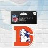 WinCraft Decals Denver Broncos Retro Perfect Cut Decal 4" X 4"