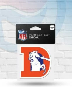 WinCraft Decals Denver Broncos Retro Perfect Cut Decal 4" X 4"