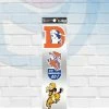 Rico Industries Decals Denver Broncos Retro Spirit 3-Pack Decal Set