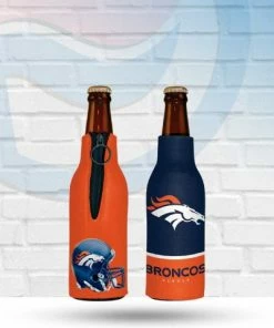 WinCraft Denver Broncos Team Logo Bottle Hugger Koozie