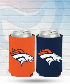 WinCraft Drinkware Denver Broncos Team Logo Can Koozie
