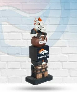 Evergreen Denver Broncos Tiki Totem