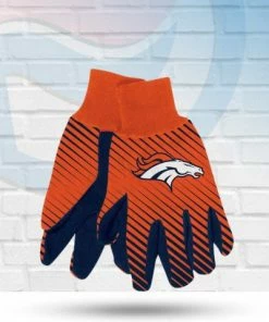 WinCraft Accessories Denver Broncos Two Tone Striped Utility Gloves