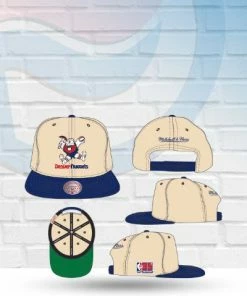 Mitchell & Ness Denver Nuggets Mitchell And Ness 35th Anniversary Side Patch Snapback Hat Hats