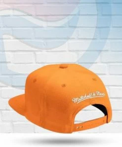 Mitchell & Ness Hats Denver Nuggets Mitchell And Ness Orange Core Basic Snapback Hat