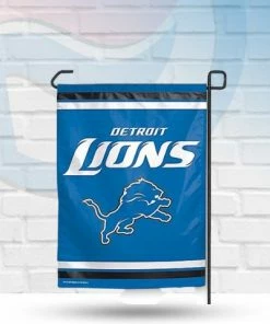 Michigan Detroit Lions 11" X 15" Garden Flag 2 Sided Flags