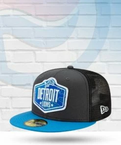 New Era Detroit Lions 2021 On Stage Draft 59FIFTY Fitted Hat Hats