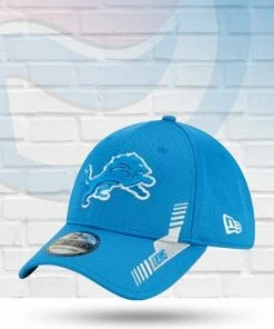 New Era Detroit Lions 2021 Sideline Home 39THIRTY Flex Hat Hats