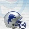 Score Here Collectibles Detroit Lions 83-02 Throwback Riddell Mini Football Helmet