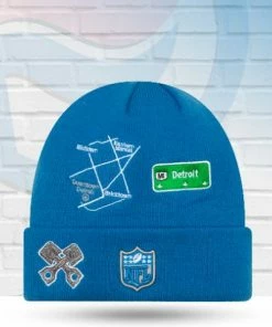 New Era Detroit Lions Q4 QT Cuff Knit Beanie Hats