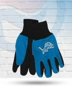 Michigan Detroit Lions Two Tone Utility Gloves