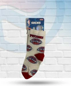 Michigan Detroit Pistons All Over Vintage Team Logo Toddler Socks
