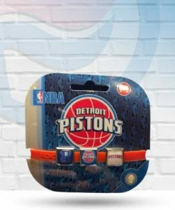 Michigan Accessories Detroit Pistons NBA Vintage Roxo Charm Bracelet