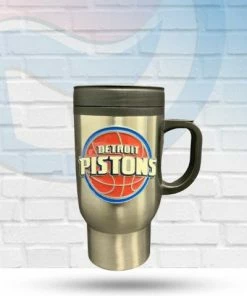 Michigan Detroit Pistons Stainless Steel Travel Tumbler