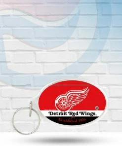 Michigan Detroit Red Wings Acrylic Keychain