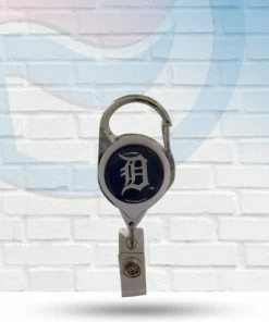 Michigan Detroit Tigers Premium Retractable Badge Reel