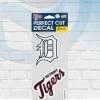 Michigan Detroit Tigers Set Of Two Perfect Cut Decals 4" X 4"