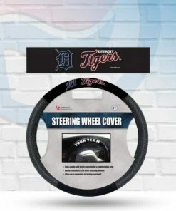 Michigan Detroit Tigers Steering Wheel Cover