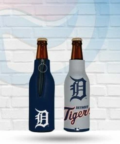 Michigan Detroit Tigers Team Logo Bottle Hugger Koozie