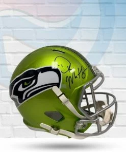 Mill Creek Sports D.K. Metcalf Seattle Seahawks Autographed Full Size Flash Speed Helmet - Beckett