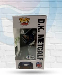 D.K. Metcalf Seattle Seahawks Autographed Funko Pop - Beckett