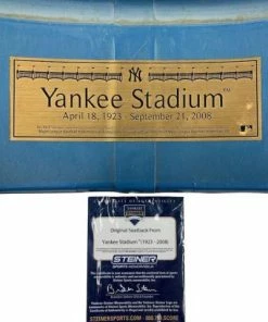 Fan Cave Sports Don Mattingly New York Yankees Autographed Original Seatback - COA Autographed Memorabilia
