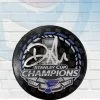 Fan Cave Sports Autographed Memorabilia Doug Armstrong Autographed 2019 Stanley Cup Champs Logo Puck - COA