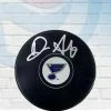 Fan Cave Sports Doug Armstrong St Louis Blues Autographed Logo Puck - COA